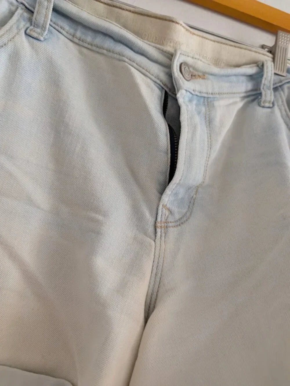 Old Navy Light Blue Bleached Out Jean Shorts Size 16